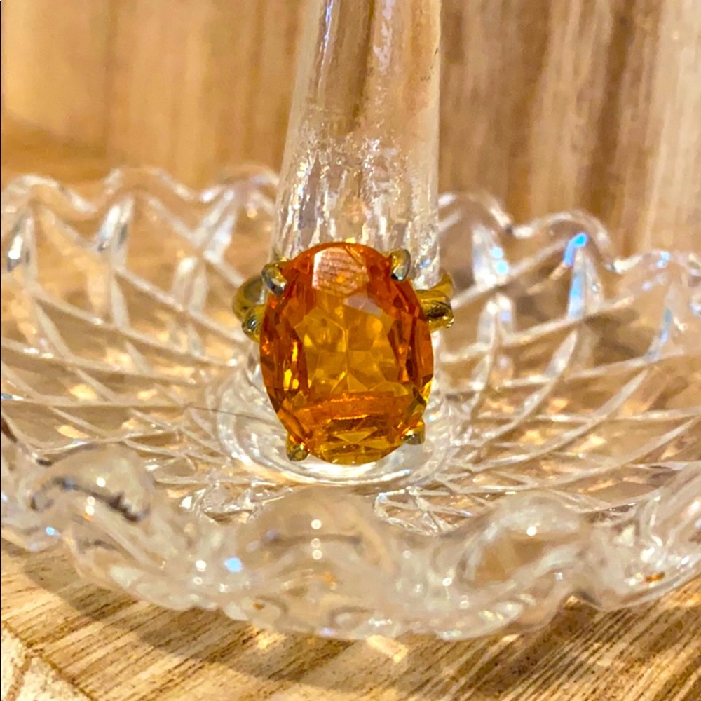 Orange Stone Ring